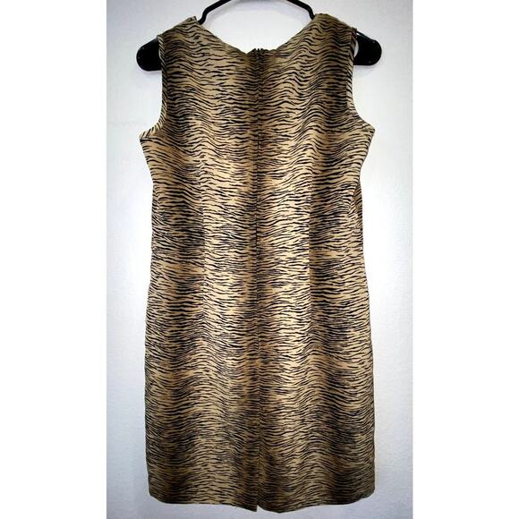 Vintage Fattaneh Bahari Animal Print Mini Dress Size 6P - Picture 2 of 5